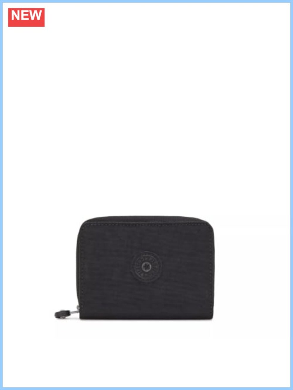 RFID Protected Zip Wallet with Snap Closure Credit Card Slots